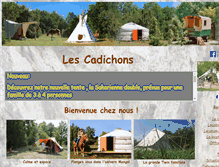 Tablet Screenshot of les-cadichons.com